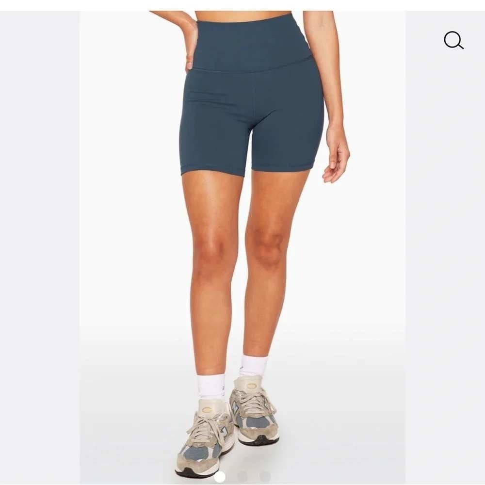 Set Active Luxform Bike Shorts Deep Blue High Rise Athletic Spandex XL